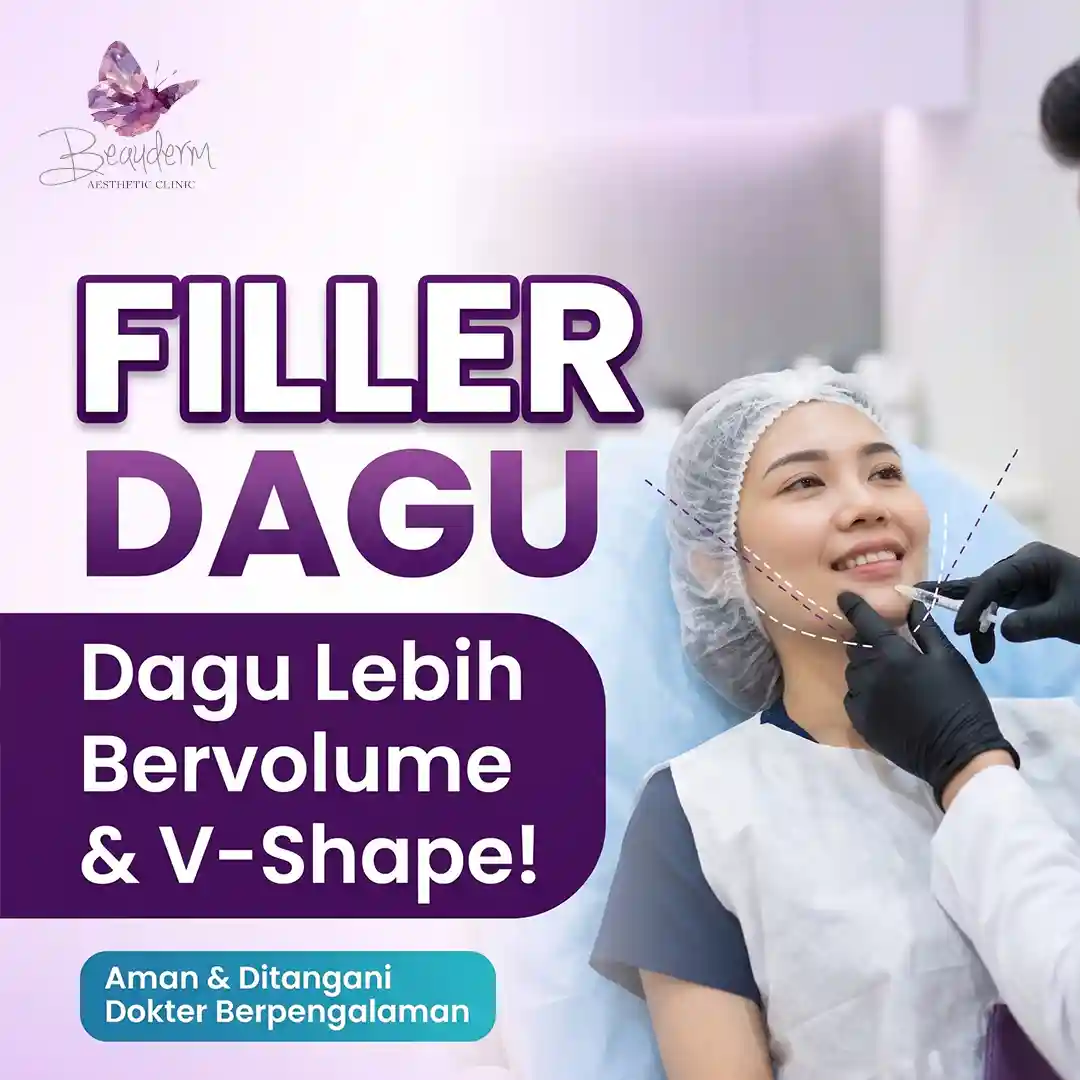 Rahasia Wajah Tampak V-Shape dengan Filler Dagu Lebih Bervolume!