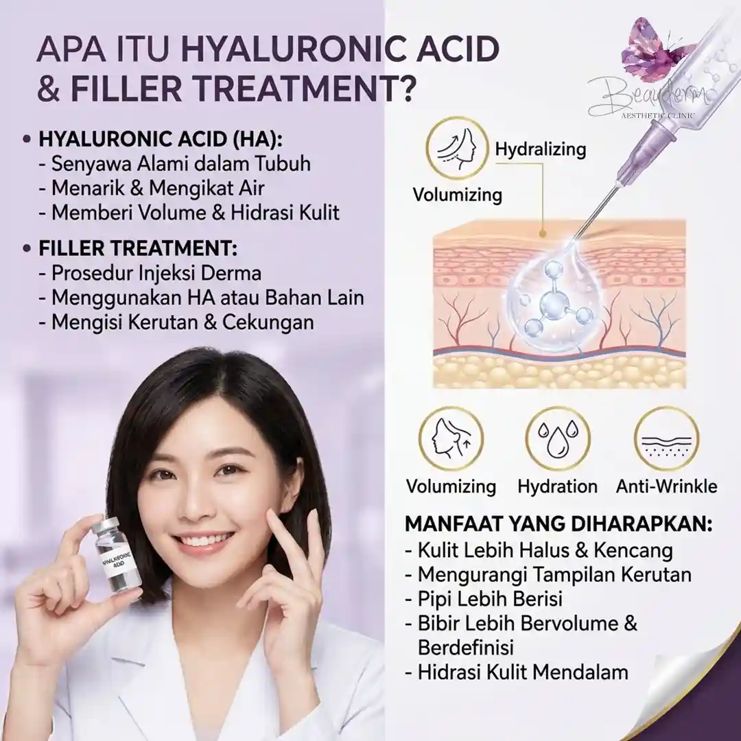 Apa itu Hyaluronic Acid Dan Filler Treatment Serta Manfaat Yang Diharapkan